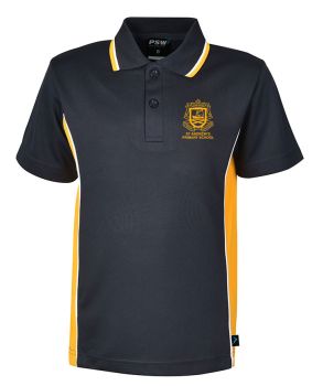 S/S Mesh Panelled Polo