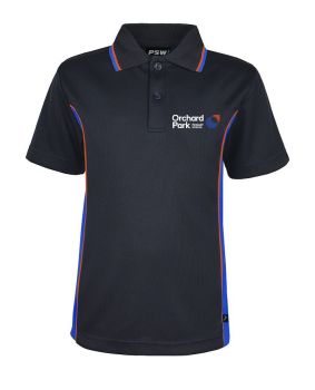 S/S Mesh Panelled Polo