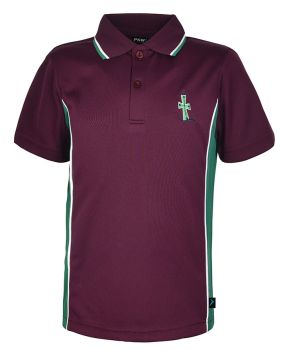 S/S Mesh Panelled Polo