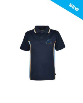 S/S Mesh Panelled Polo