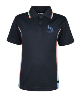 S/S Mesh Panelled Polo