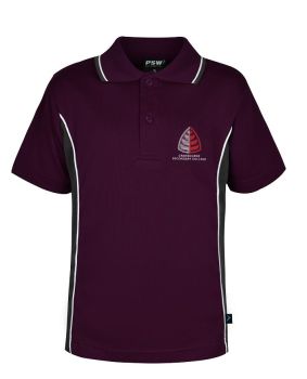 S/S Mesh Panelled Polo