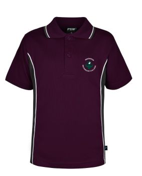 S/S Mesh Panelled Polo