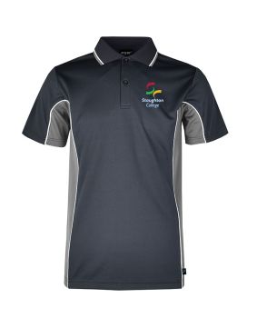 S/S Mesh Polo w Contrast thru Sleeve