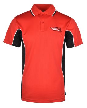 S/S Mesh Polo w Contrast thru Sleeve