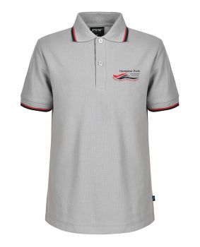 S/S Polo Shirt -Stripe Collar & Armbands