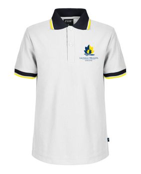 S/S Polo Shirt -Stripe Collar & Armbands