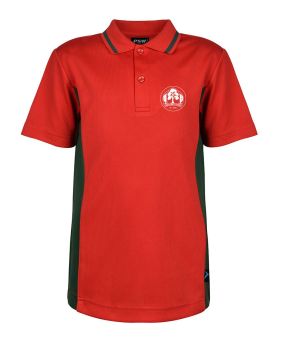 S/S Mesh Polo w Contrast