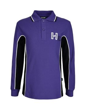 L/S Polo-Contrast through Sleeve