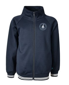 Zip Jacket with Stripe Rib