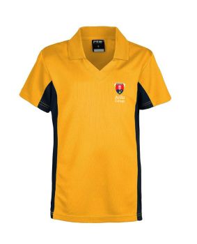 S/S Mesh V-neck polo