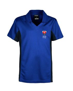 S/S Mesh V-neck polo