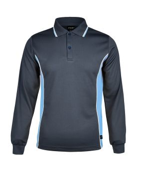 L/S Mesh Polo with Panels