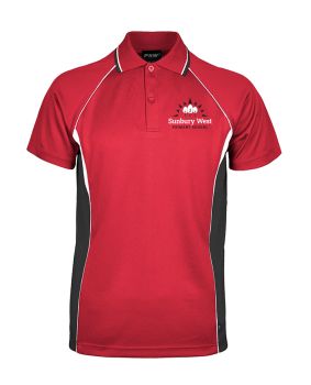 S/S Micromesh Polo with Contrast