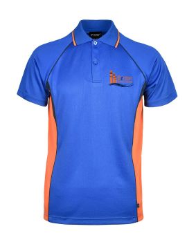 S/S Micromesh Polo with Contrast