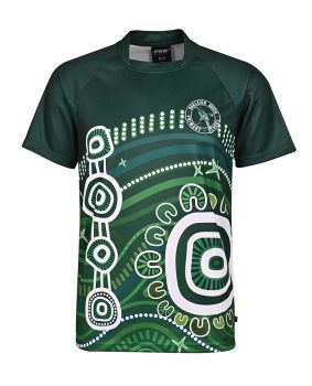 S/S Sublimated Overlay neck- Raglan