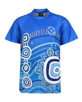S/S Sublimated Overlay neck- Raglan