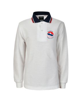L/S Polo with Contrast Stripe Collar