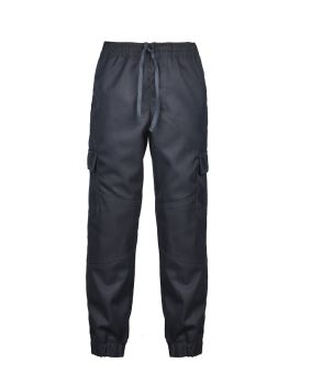 Double Knee Cargo Pants with Elastic Cuff