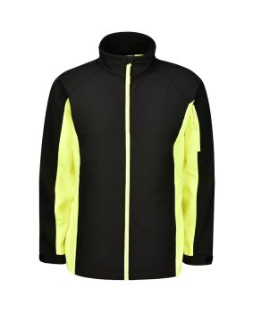 Bonded Jacket-Contrast Side Panels