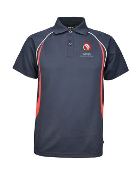 S/S Mesh Polo - Contrast Stripes & Piping
