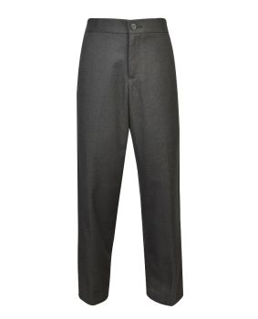 Flat Front Half Elastic Pant