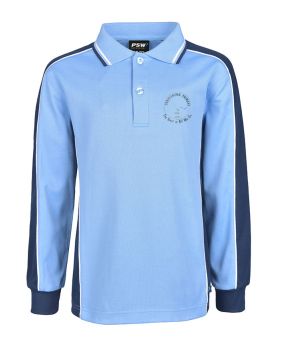 LS Polo with Shoulder Panels