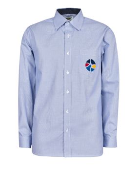 LS Shirt - Contrast Inside Neck & Placket