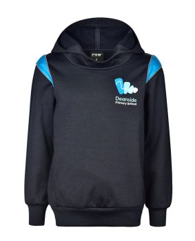 Hooded Windcheater with Contrast Panels no draw string