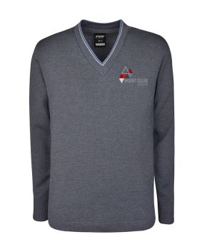 Jumper with Stripe Neck
