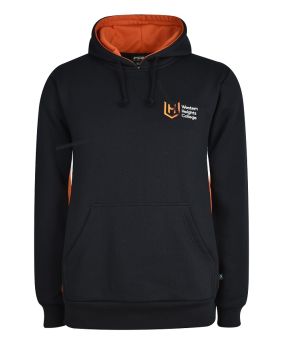 Hoody with Contrast Side Panels
