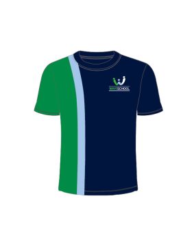 SS Micromesh T-Shirt w Vertical Stripe