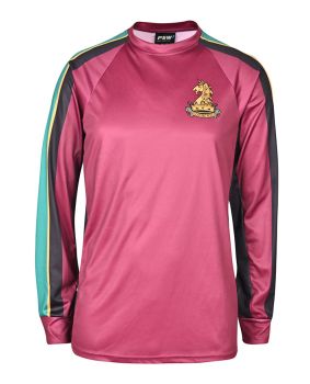 Sublimated Crew Neck L/S Raglan Tee Mesh Side Panel