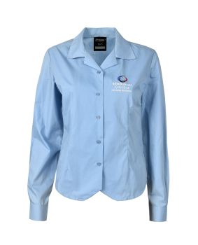 L/S Blouse - Pointed Hem