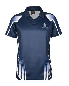 S/S Sublimated - V Neck Polo - Raglan