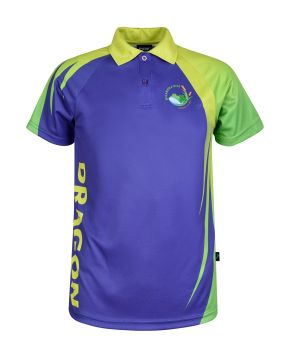 S/S Sublimated Raglan Sleeve Polo