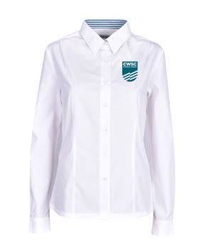 L/S Blouse - Contrast Inner Neck