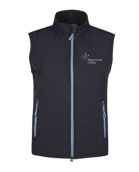 Unisex Vest padded front with knit bonded back