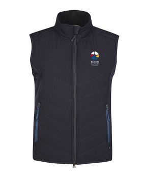 Unisex Vest padded front with knit bonded back