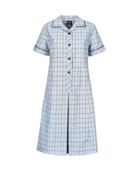 Summer Dress - Contrast Collar & Cuffs