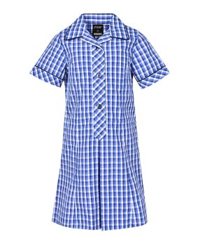 Summer Dress - Contrast Collar & Cuffs