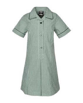 Summer Dress - Contrast Collar & Cuffs