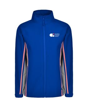 Bonded Jacket with Contrast Panel and Strip