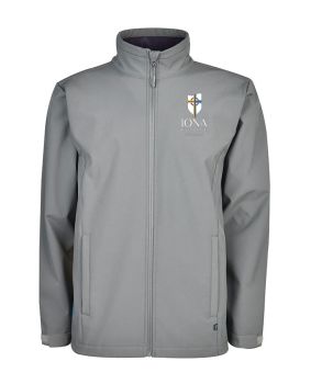 Bonded Jacket with Contrast Vertical Stripes