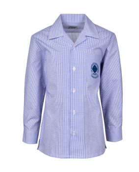 L/S Check Fabric Shirt