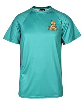 Sublimated S/S Crew Tee with Mesh Side Panels