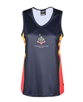Sublimated Ladies V-Neck Singlet