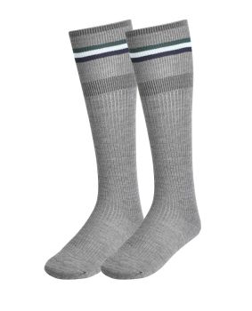 Wool Blend Knee Hi Socks with Stripes 