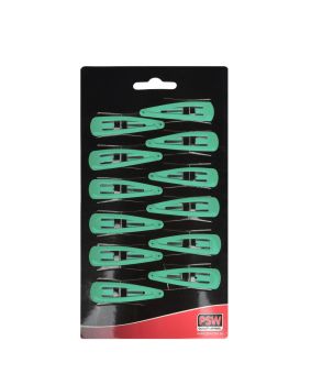 Snap Hair Clips - 12 Pack