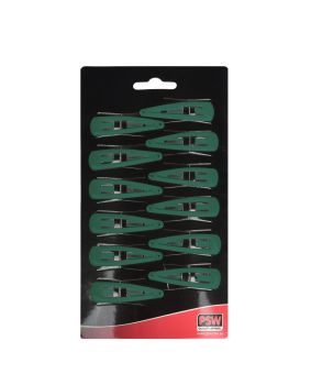 Snap Hair Clips - 12 Pack